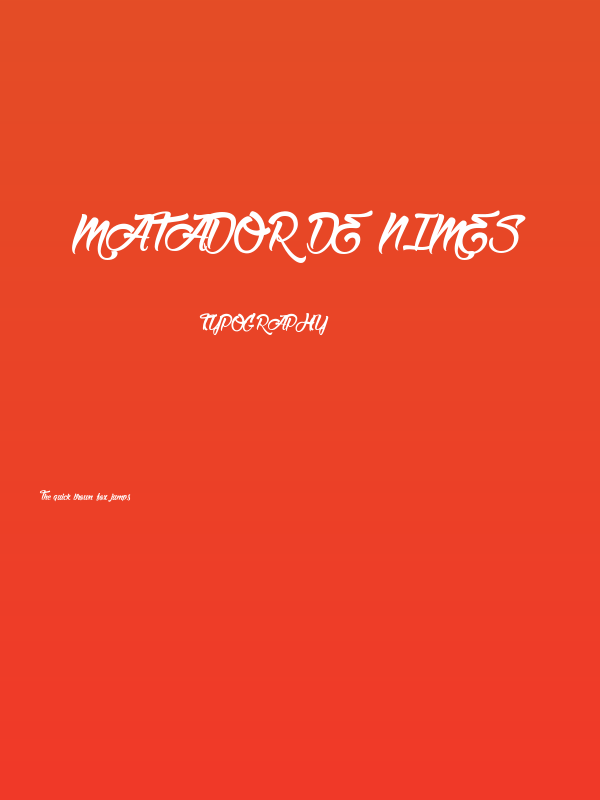 Matador de Nimes Poster