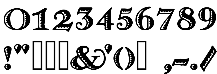 Matador Font OTHER CHARS