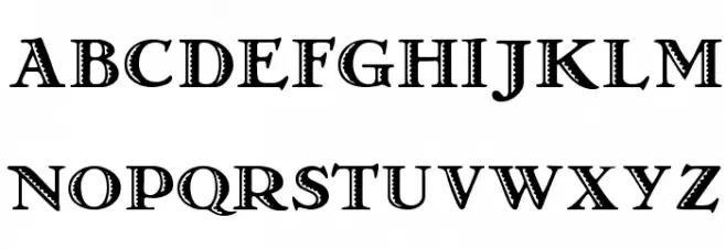 Matador Font UPPERCASE