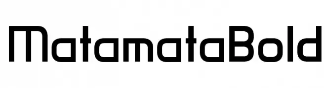 Matamata Bold  Frei Schriftart Herunterladen