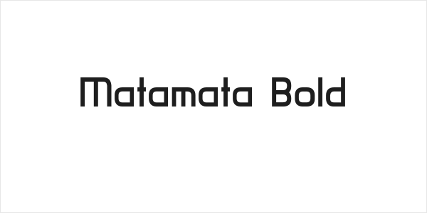 Matamata Bold Logo