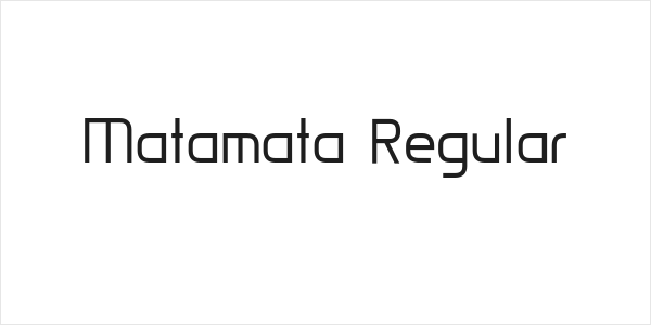 Matamata Regular Logo