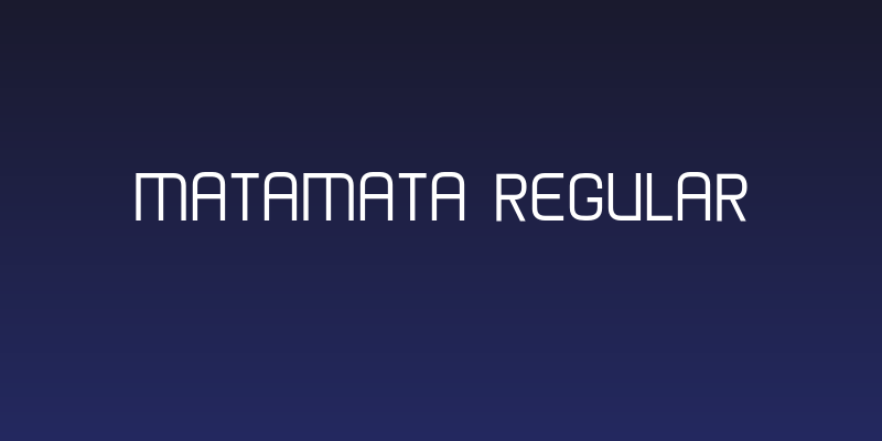 Matamata Regular Social Header