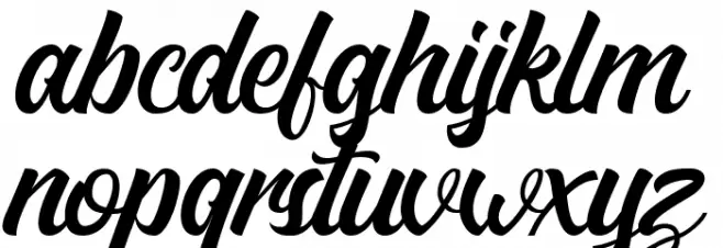 MatanePersonalUseOnly-Script 字体 小写