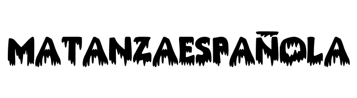 Matanza Espa Schriftart