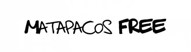 Matapacos FREE  Frei Schriftart Herunterladen