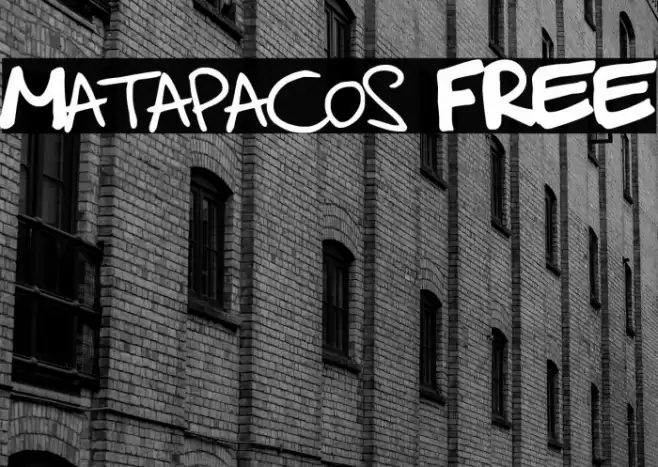 Matapacos FREE Font examples