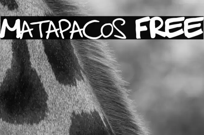 Matapacos FREE Font examples