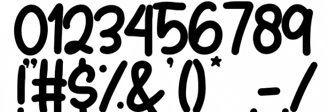 Matcha Latte Font OTHER CHARS