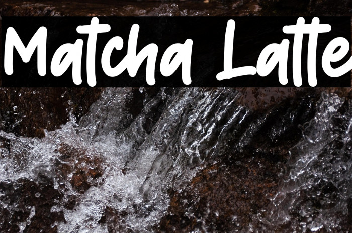 Matcha Latte Example 1