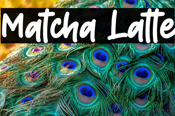 Matcha Latte Example 3