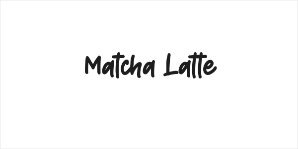 Matcha Latte Logo
