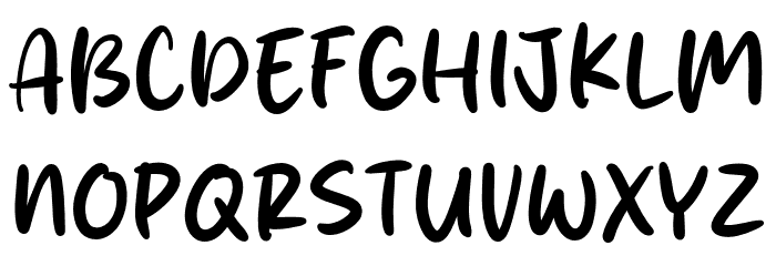Matcha Vibes Font UPPERCASE