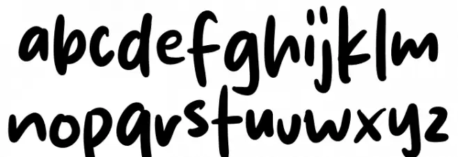 Matcha Vibes Caratteri MINUSCOLO