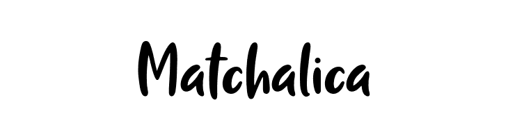 Matchalica  免费字体下载