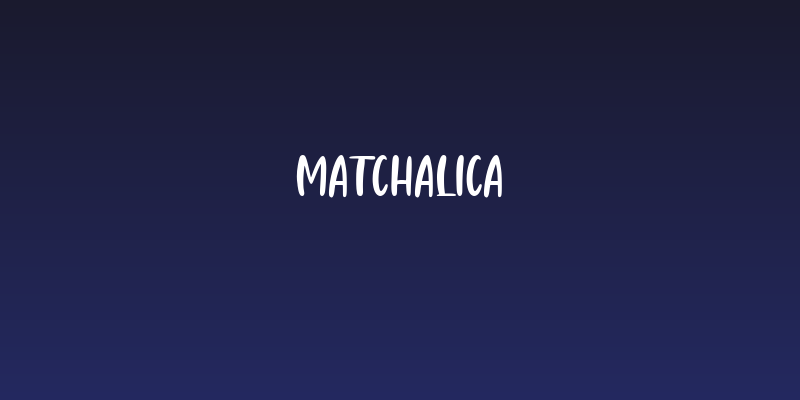 Matchalica Social Header