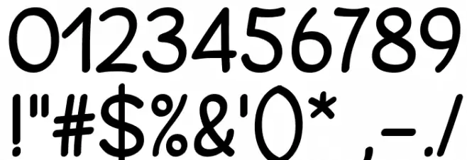 Matchinger Font OTHER CHARS