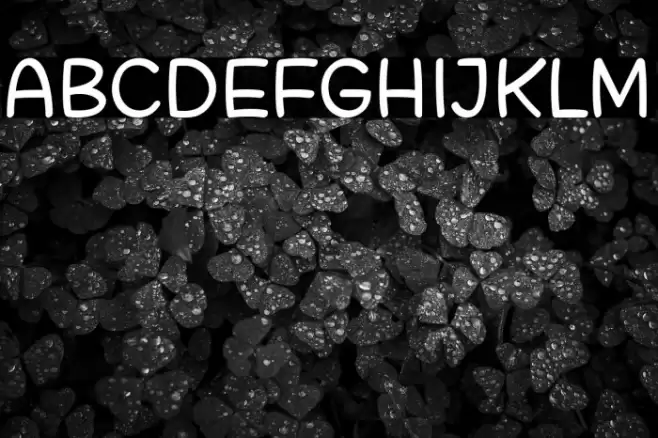 Matchinger Font examples