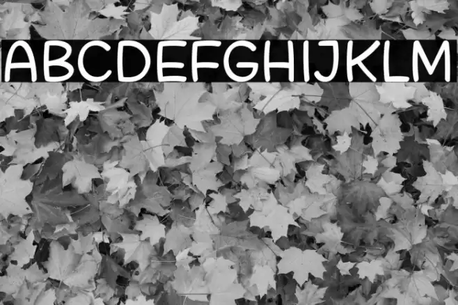 Matchinger Font examples