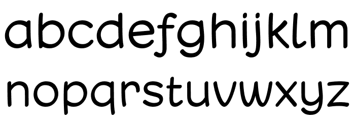 matchinger 字体 小写