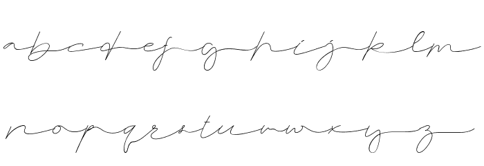Matchmaking Demo Font LOWERCASE