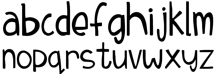 Matchstick Regular Font LOWERCASE