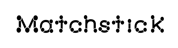 Matchstick  baixar fontes gratis