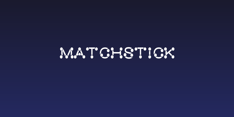 Matchstick Social Header