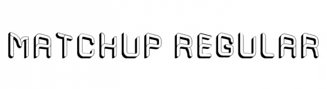 Matchup Regular  font caratteri gratis