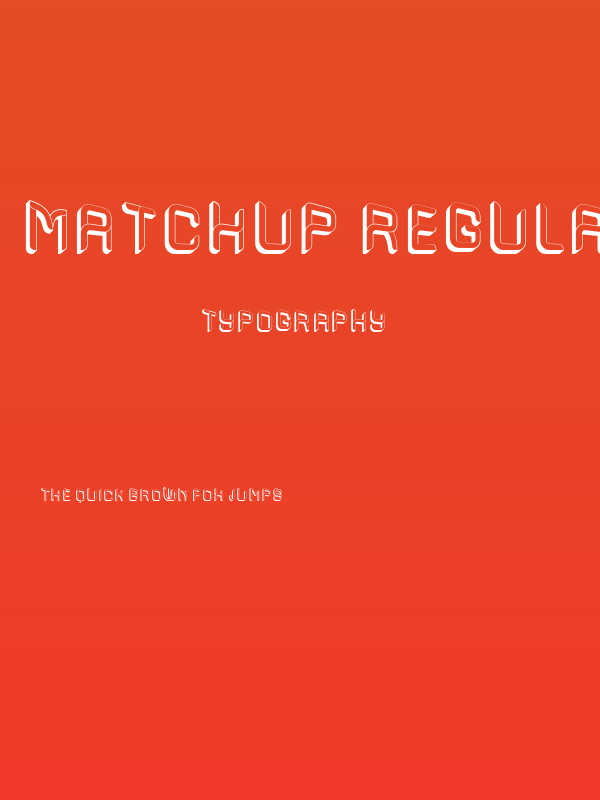 Matchup Regular Poster