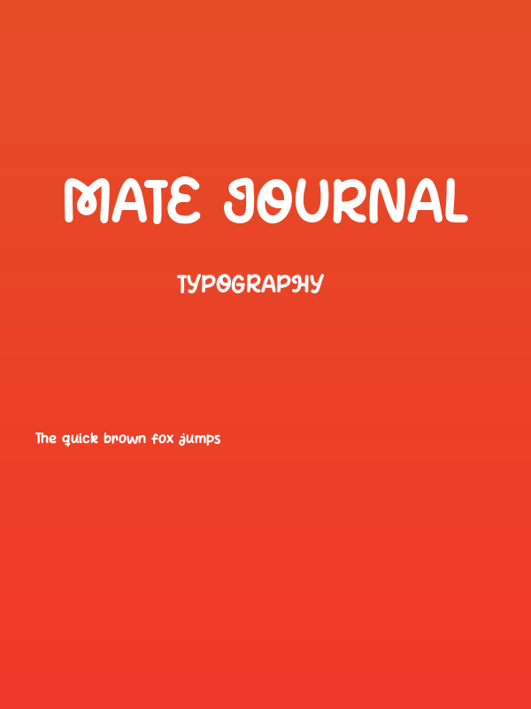 Mate Journal Poster