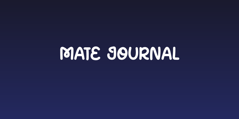Mate Journal Social Header