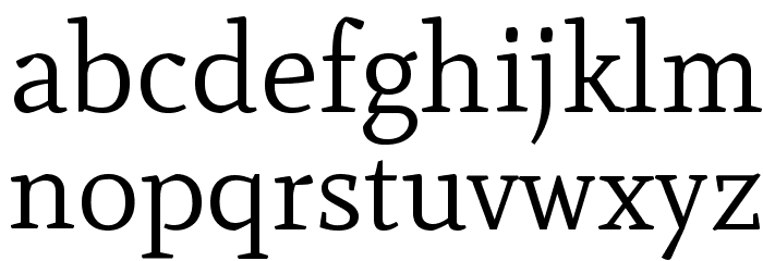 Mate-Regular Font LOWERCASE