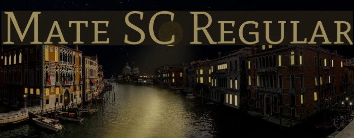 Mate SC Regular Font examples