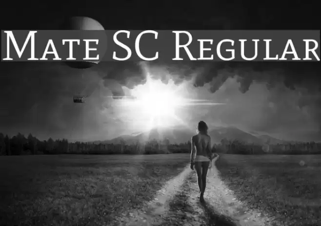 Mate SC Regular Font examples
