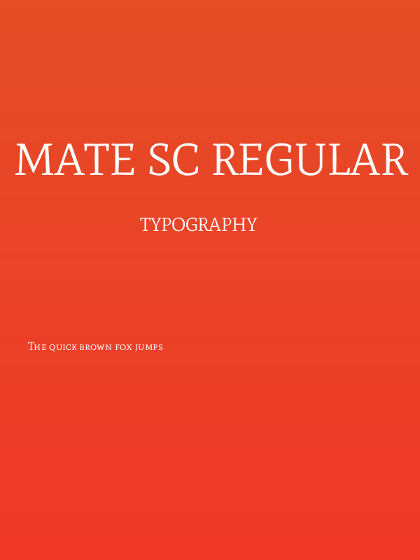 Mate SC Regular Poster