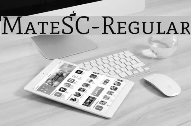 MateSC-Regular Font examples