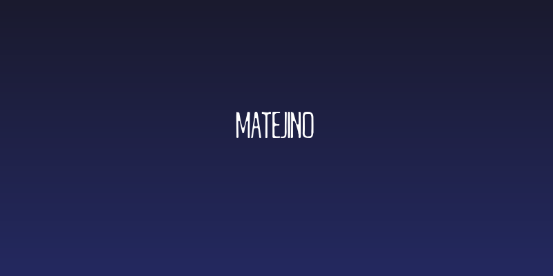Matejino Social Header