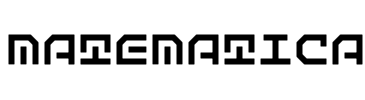 Matematica  Скачать бесплатные шрифты