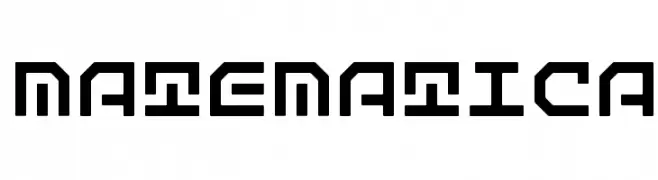 Matematica  font caratteri gratis