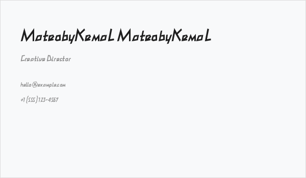 MateobyKemaL MateobyKemaL Business Card
