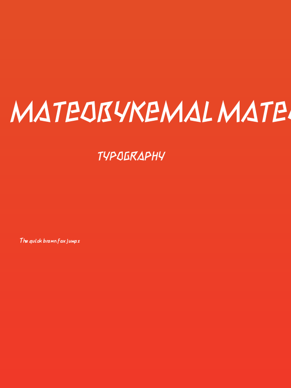 MateobyKemaL MateobyKemaL Poster