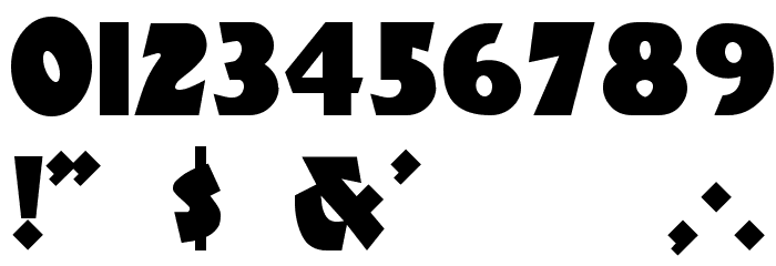 Materhorn Font OTHER CHARS