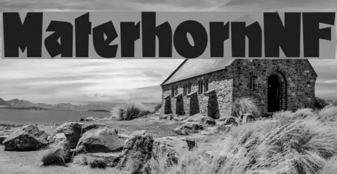 MaterhornNF Font examples