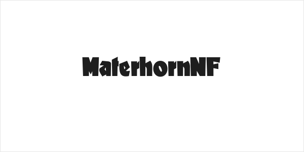 MaterhornNF Logo
