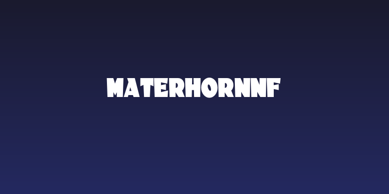 MaterhornNF Social Header