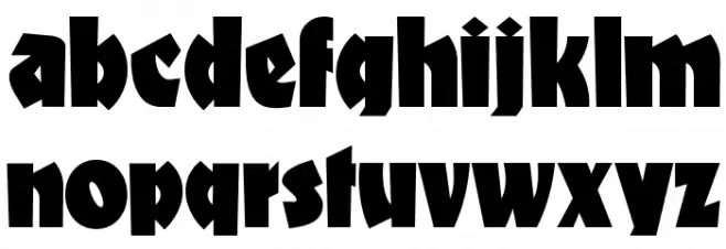 MaterhornNF Schriftart Kleinbuchstaben