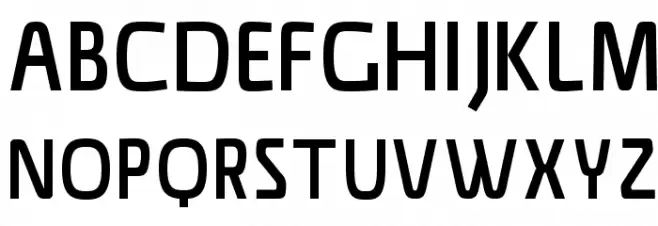 Material Sans Medium Font UPPERCASE
