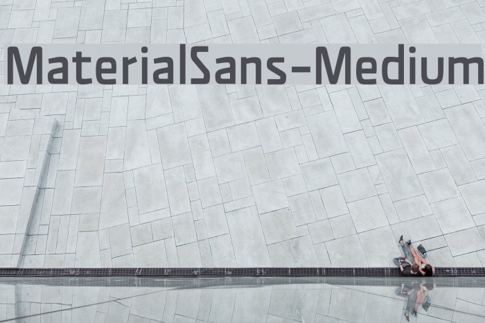 MaterialSans-Medium Fuentes examples