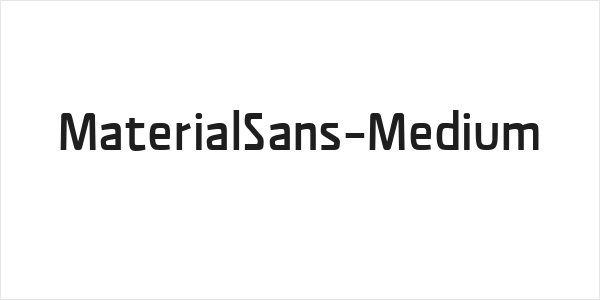 MaterialSans-Medium Logo